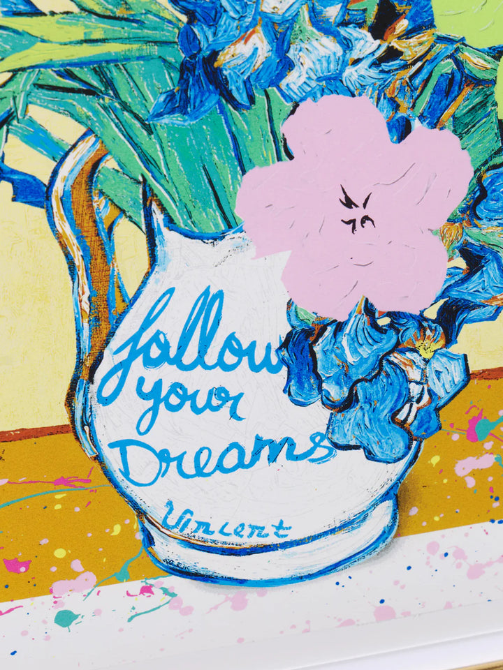 Irises Rewritten by Mr Brainwash
