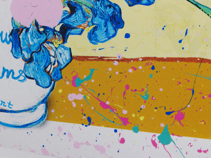 Irises Rewritten by Mr Brainwash