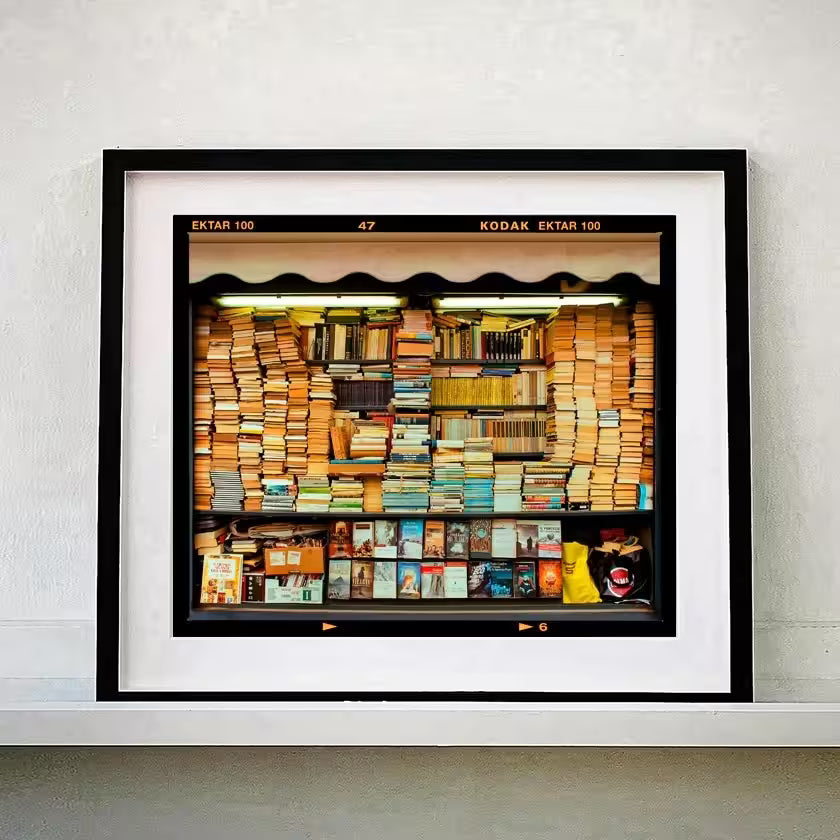 A framed limited edition photograph by Richard Heeps using vibrant colours, the title is Karma, Milan, 2018