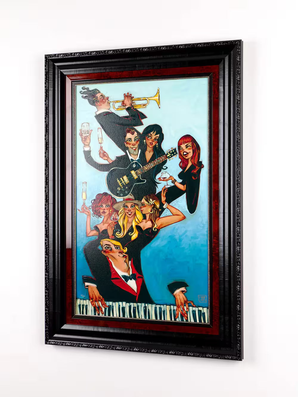 An angled framed view of the limited edition Keys to the Kingdom from Todd White