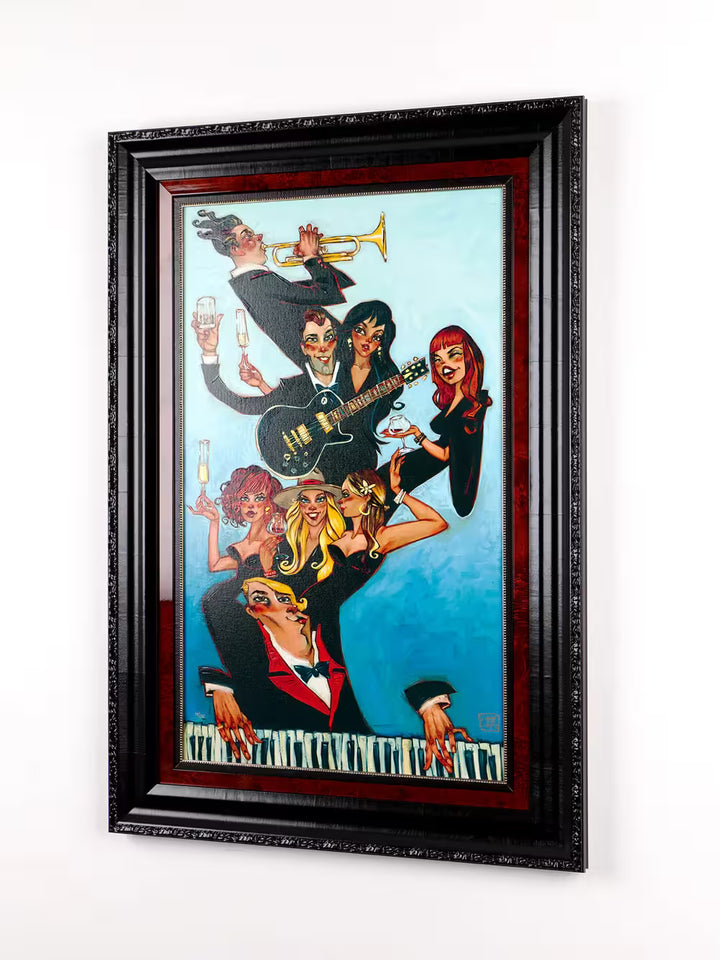 An angled framed view of the limited edition Keys to the Kingdom from Todd White