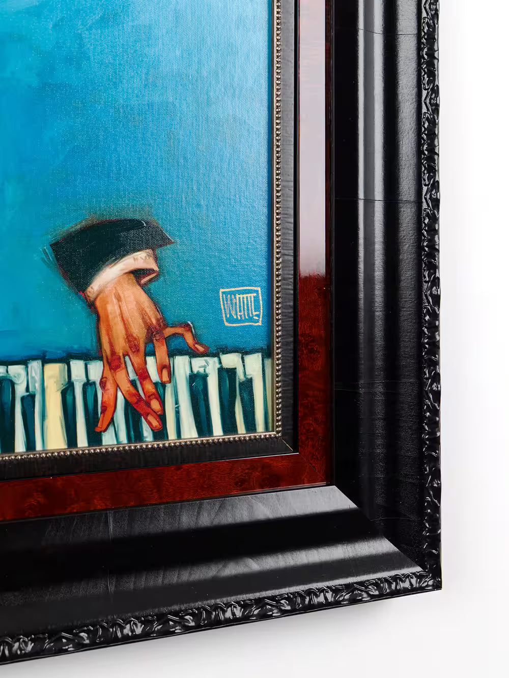 Close up framed image of the Keys to the Kingdom limited edition from Todd White