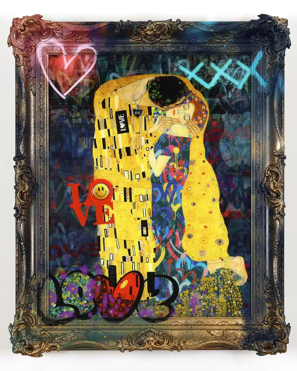 Kiss and Tell framed by Dan Pearce