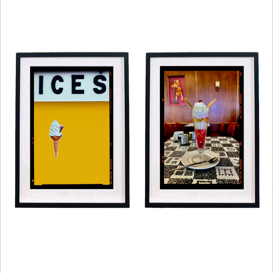A Richard Heeps limited edition photographic print, the title is Knickerbocker Glory, Swansea, 2023