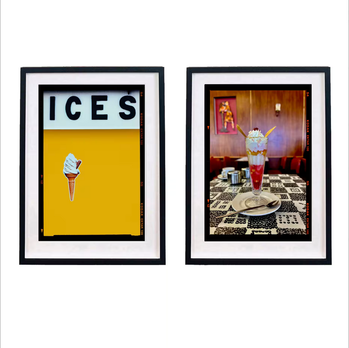 A Richard Heeps limited edition photographic print, the title is Knickerbocker Glory, Swansea, 2023