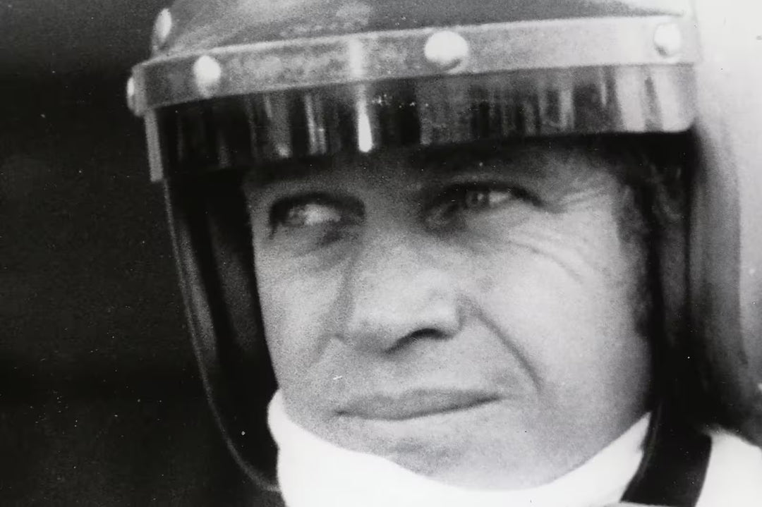 A limited edition by Anwar Hussain of Steve McQueen, the title is Le Mans France