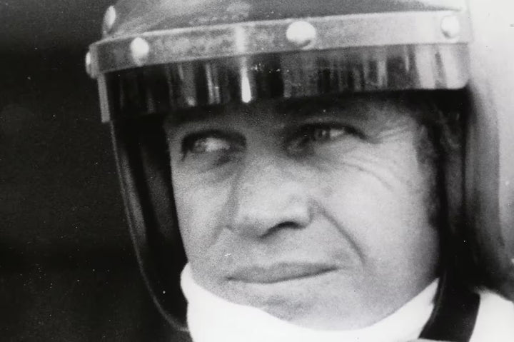 A limited edition by Anwar Hussain of Steve McQueen, the title is Le Mans France