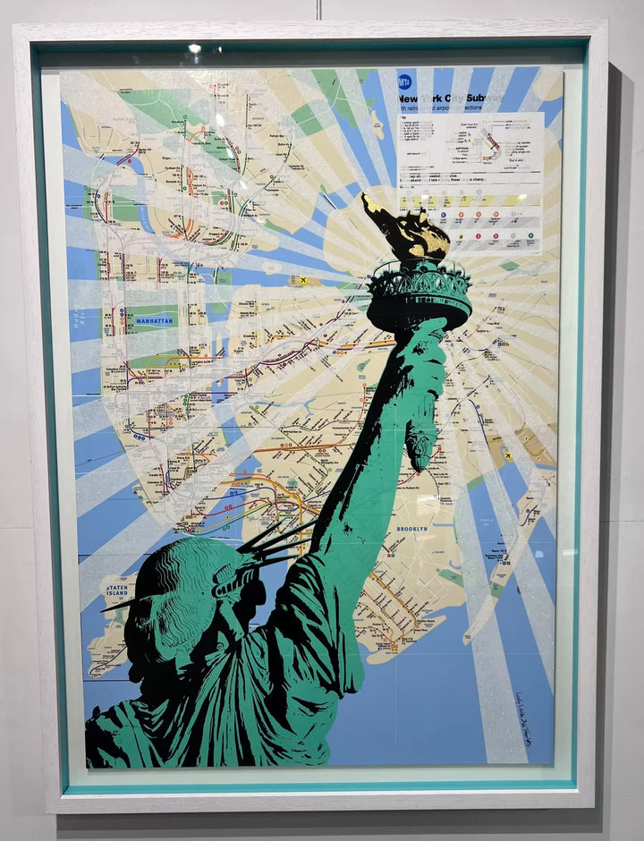 Jayson Lilley Lady Liberty framed