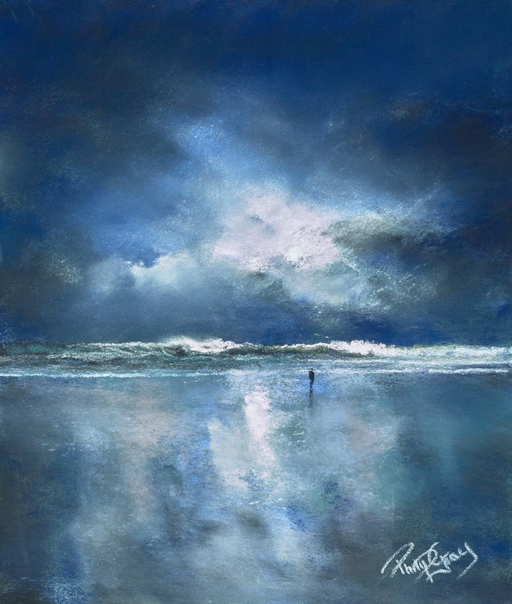 Late Night Beach Walk II by Philip Gray