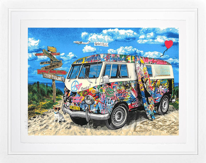Let the Good Times Roll Framed from Mr Brainwash