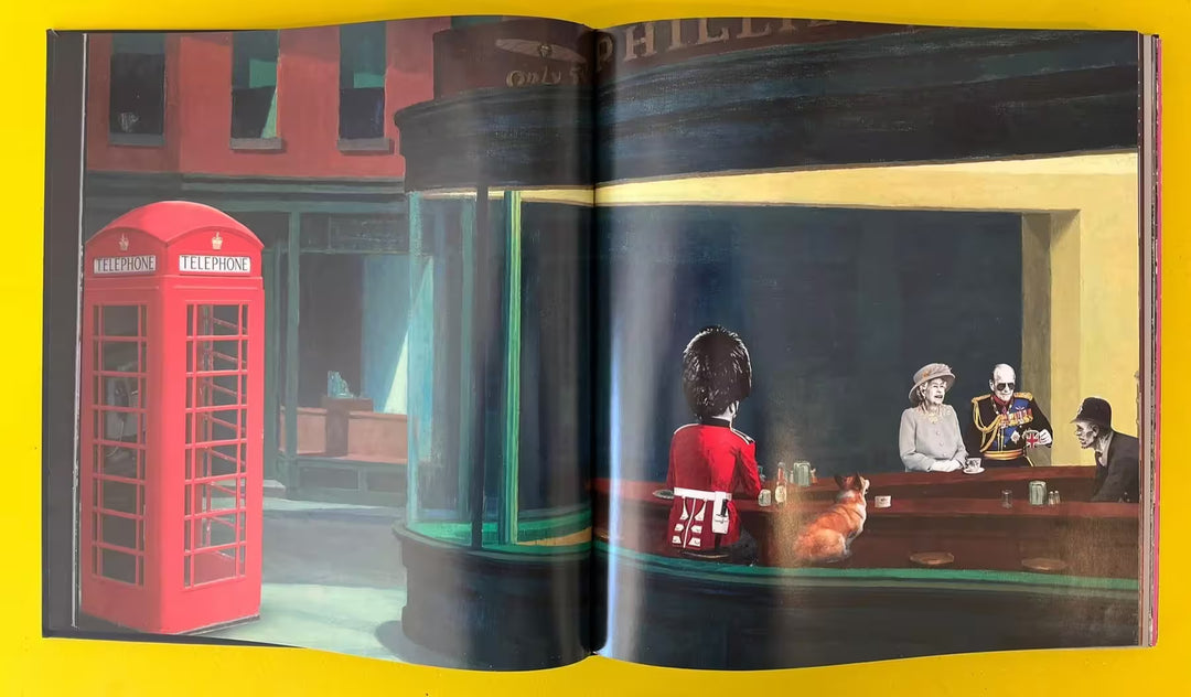 A page of Mr Brainwash Life is Beautiful book