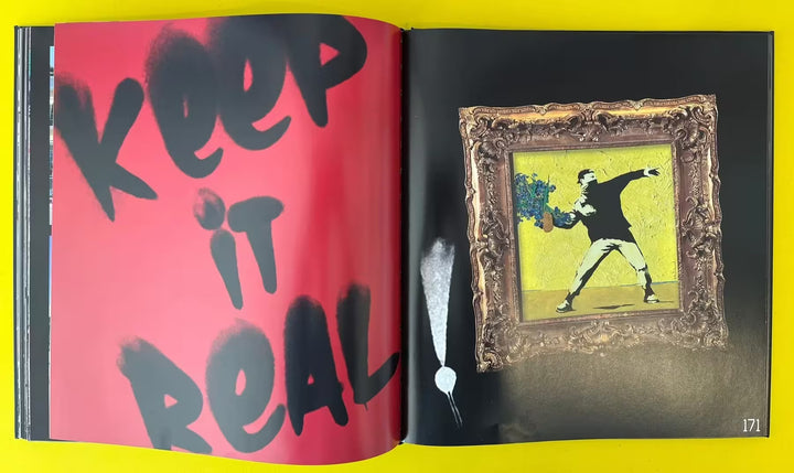 A page of Mr Brainwash Life is Beautiful book