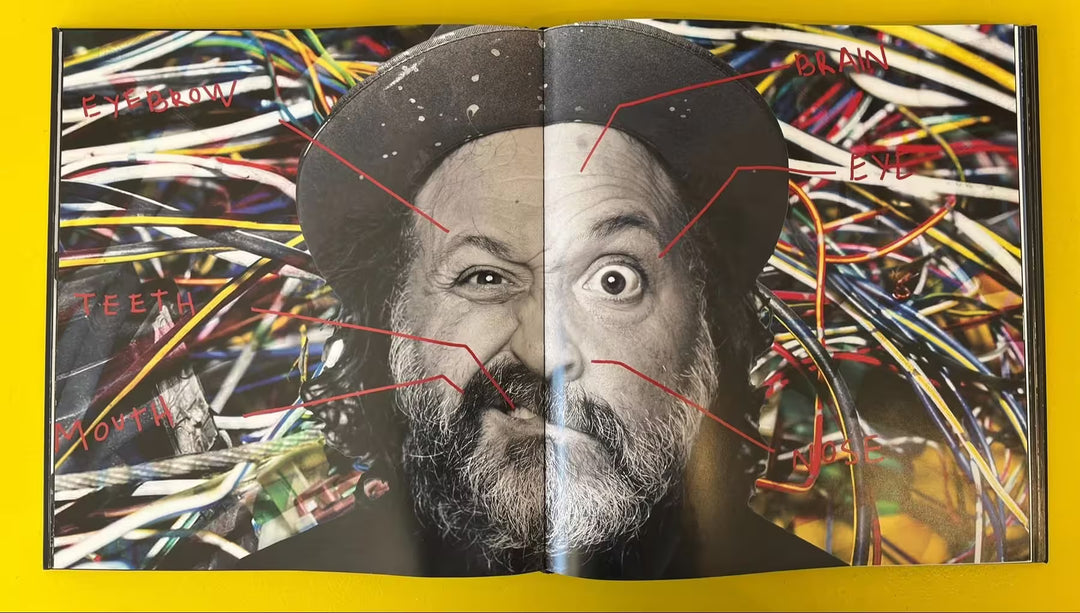 A page of Mr Brainwash Life is Beautiful book
