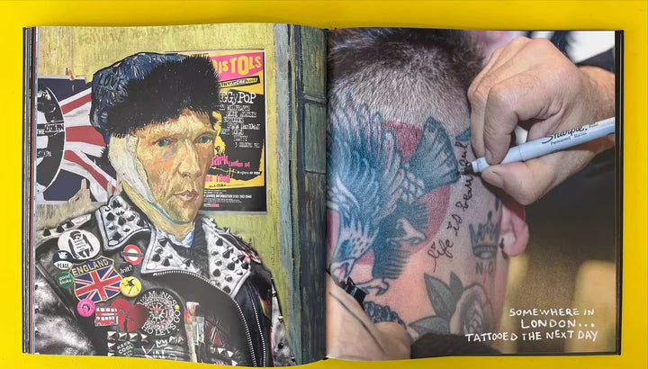 A page of Mr Brainwash Life is Beautiful book