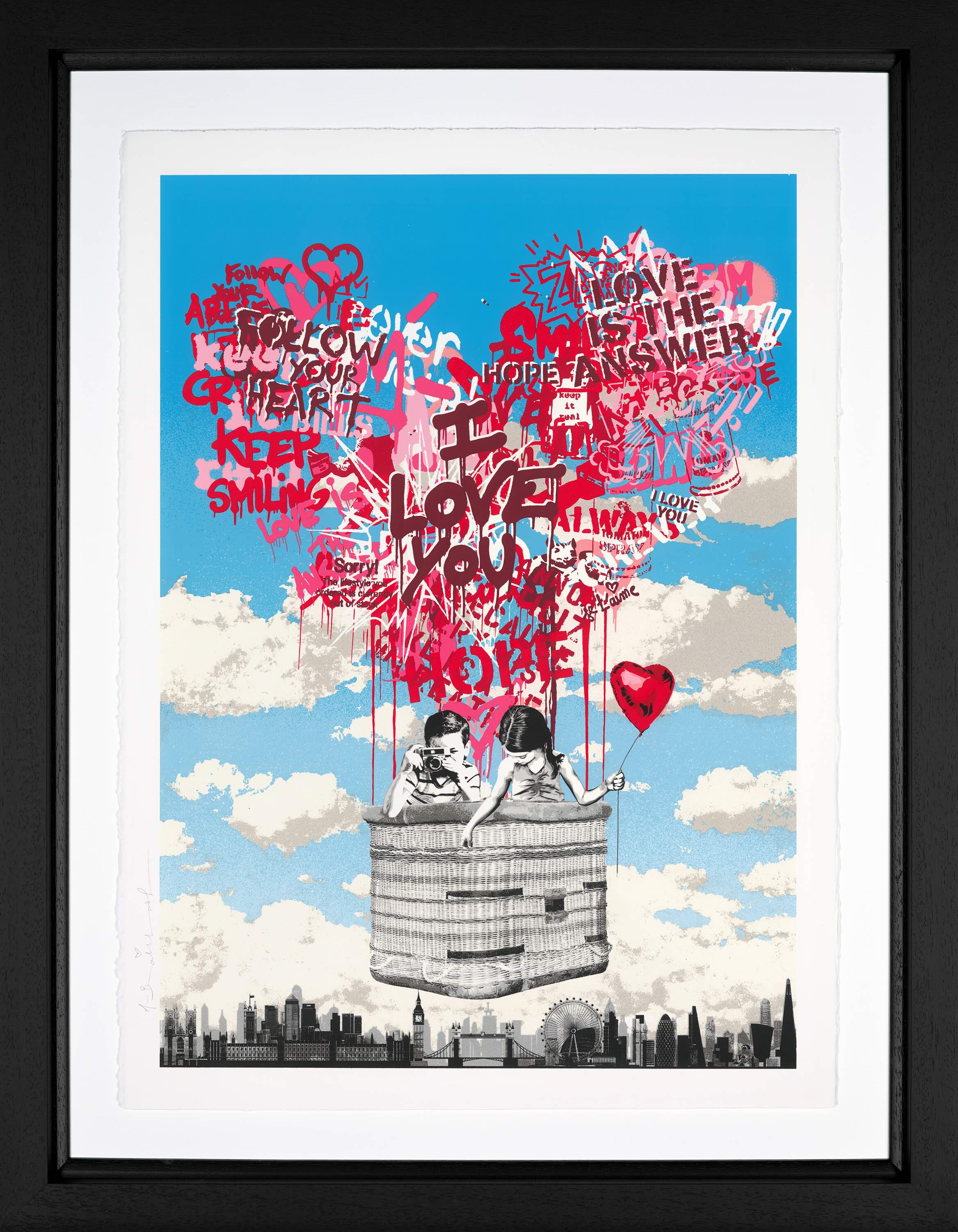 Love Lifts Us Up by Mr Brainwash | Available from Startle