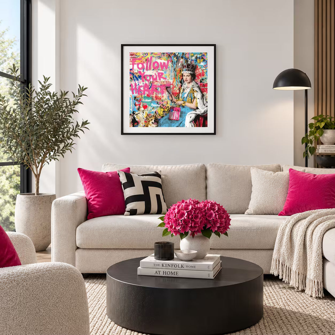 Love Reigns in situ Mr Brainwash