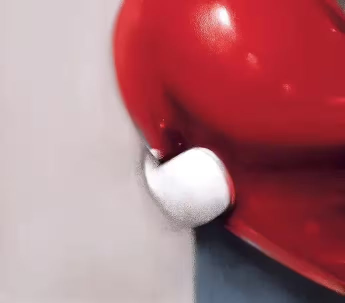 A close up of Doug Hyde Loved Up