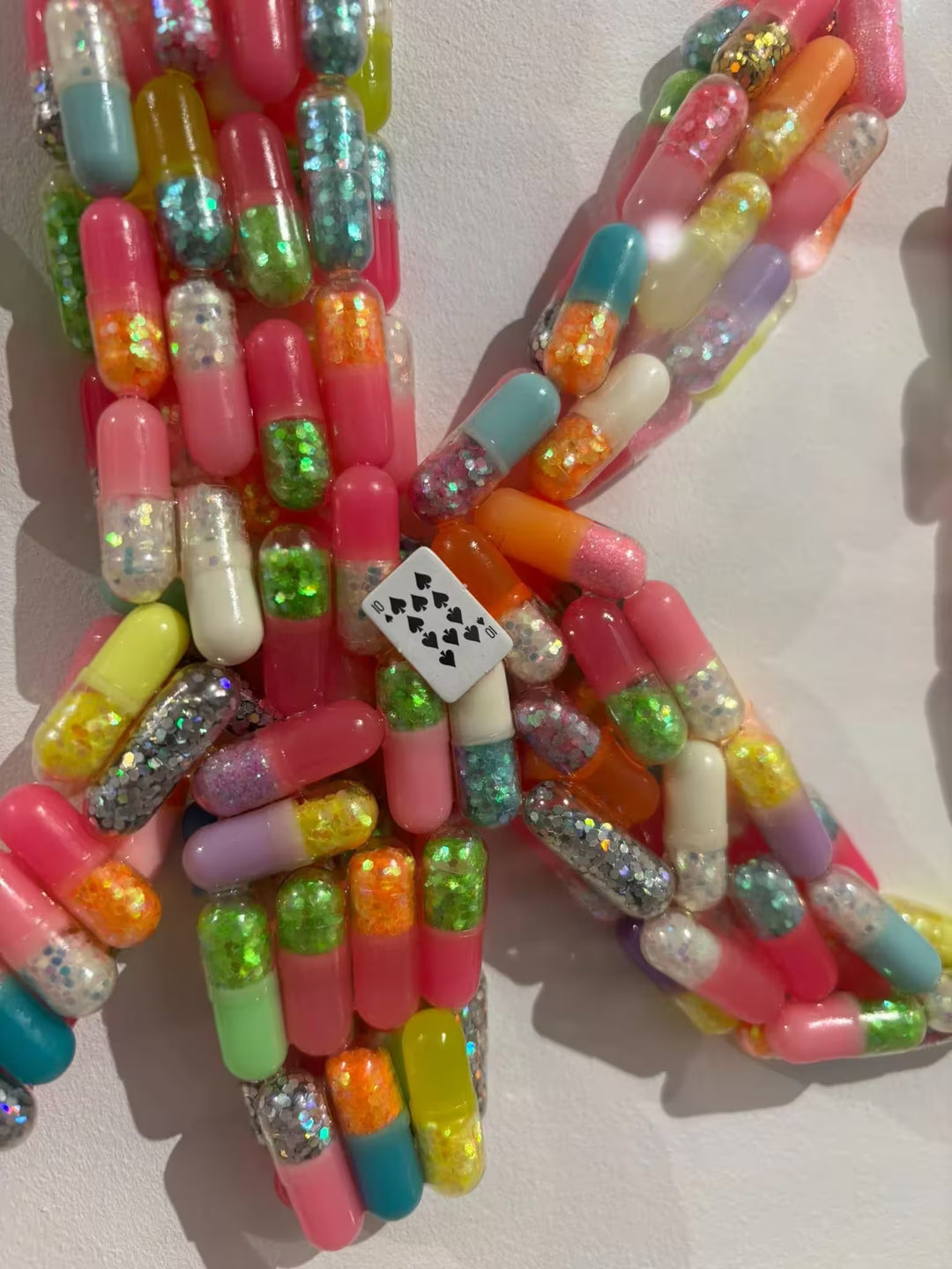 An Emma Gibbons original mixed media piece, the title is Lucky You