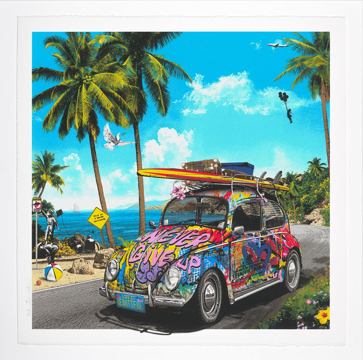 Beach Bug by Mr Brainwash