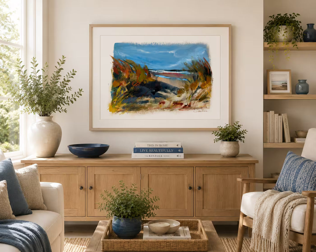 Debbie Boon Marram Grass Shadow and Light Study in situ