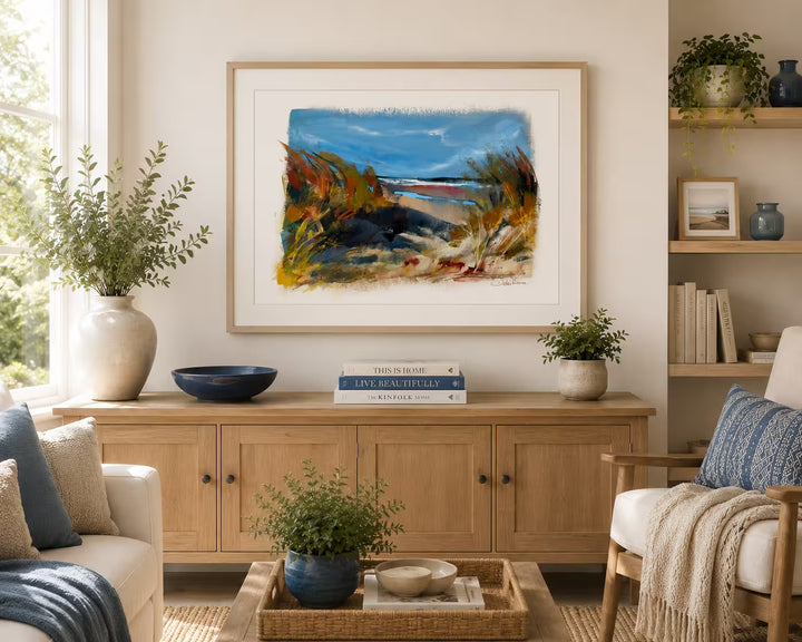 Debbie Boon Marram Grass Shadow and Light Study in situ