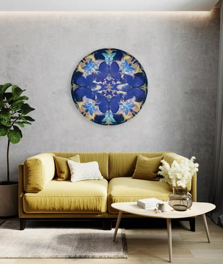 A Maxim limited edition piece of a kaleidoscope of butterflies, the title is Reborn