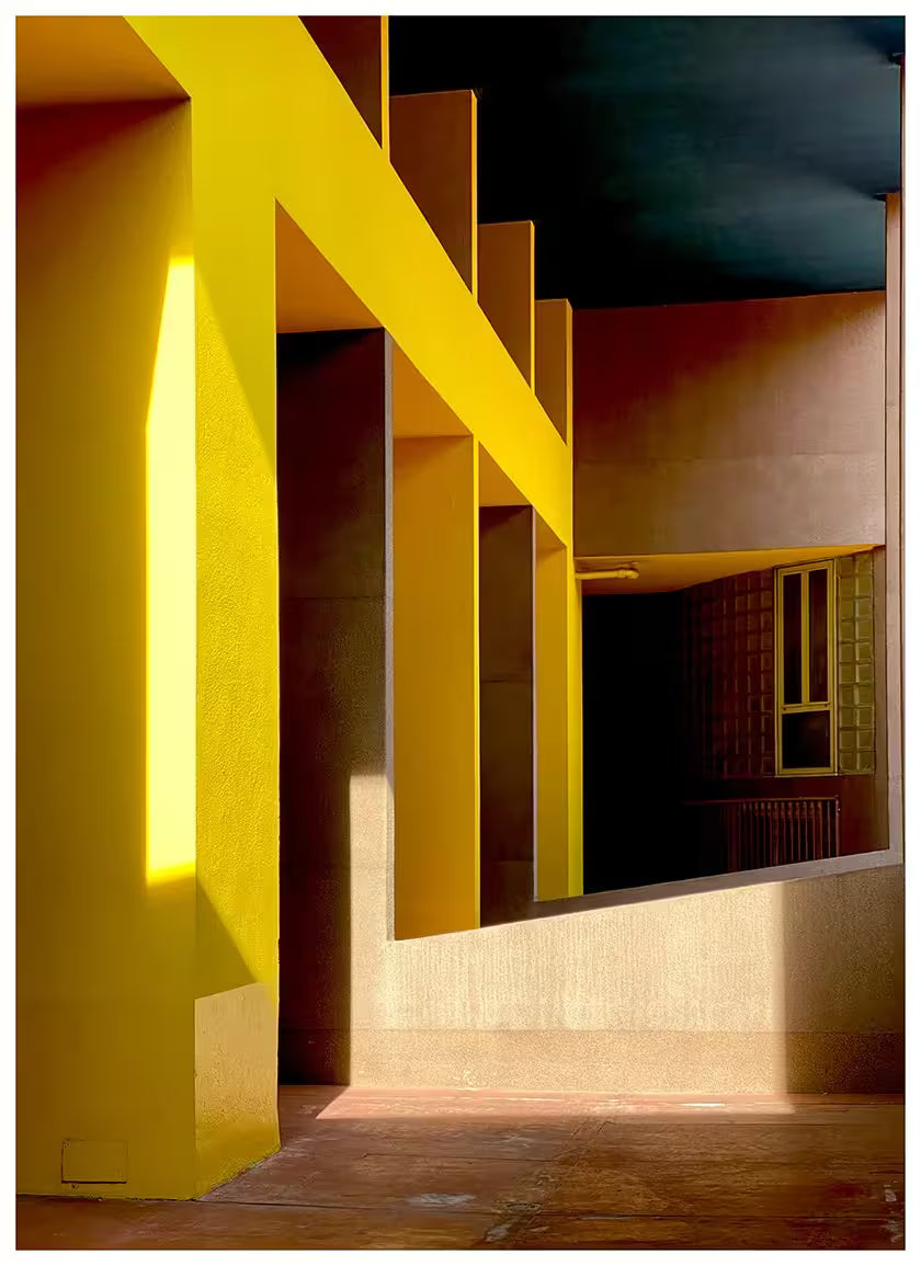 A limited edition photograph by Richard Heeps using vibrant colours, the title is Monte Amiata I, Milan, 2020