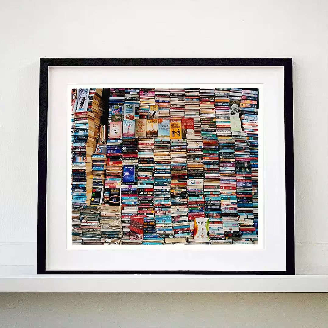 A framed limited edition photograph by Richard Heeps using vibrant colours, the title is Mother India, Delhi, 2013