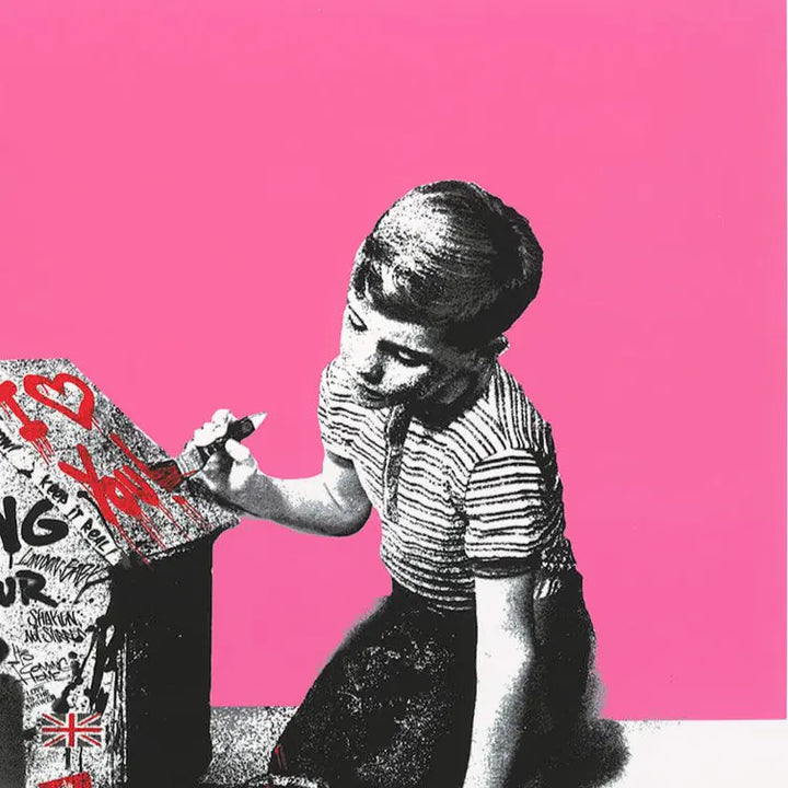 Spot's House - Pink by Mr Brainwash | Available from Startle