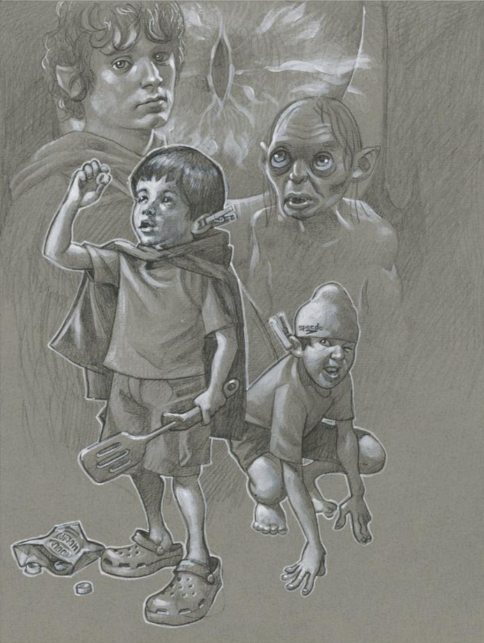 My Preciousss (Sketch) by Craig Davison