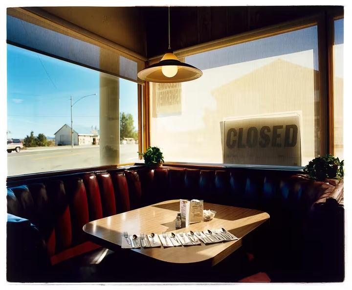 A limited edition photograph by Richard Heeps using vibrant colours, the title is Nicely&
