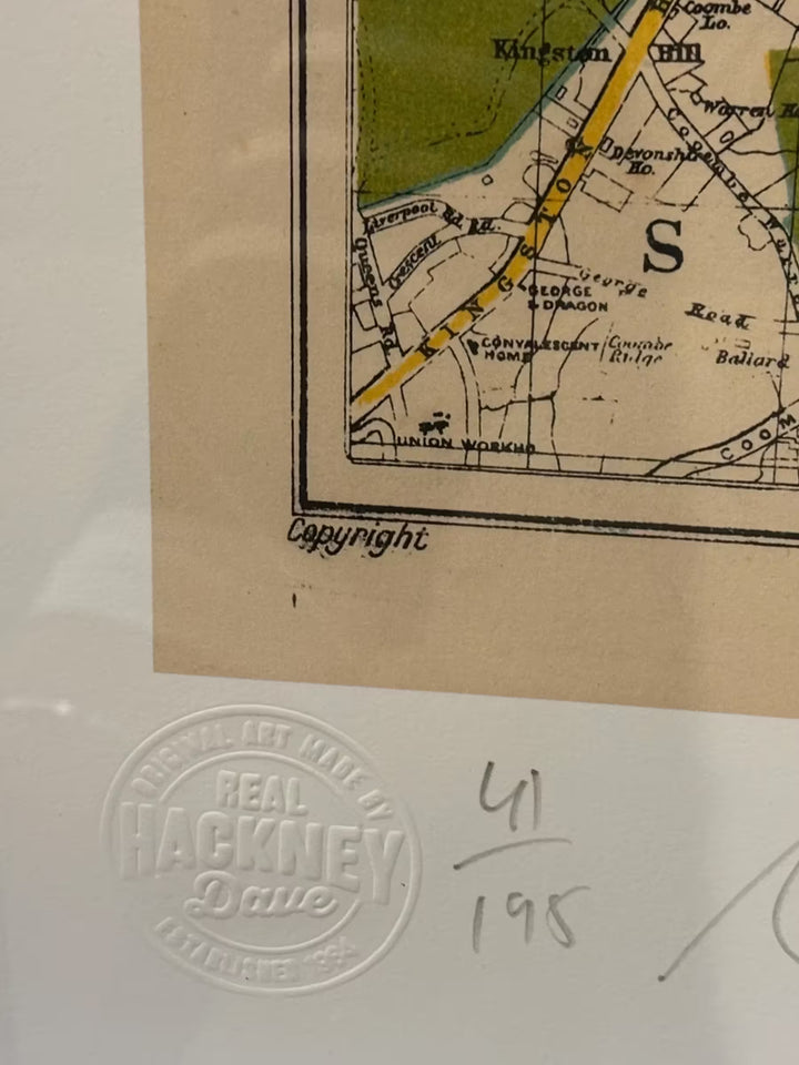 A limited edition by The Real Hackney Dave, the title is Norf Sarf