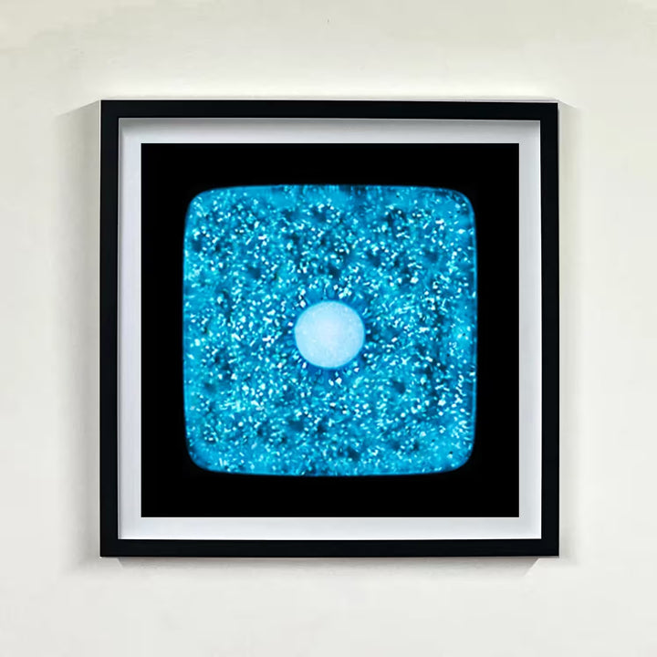 A limited edition set of photographs by Richard Heeps using vibrant colours, the title is Dice Series Set of Six