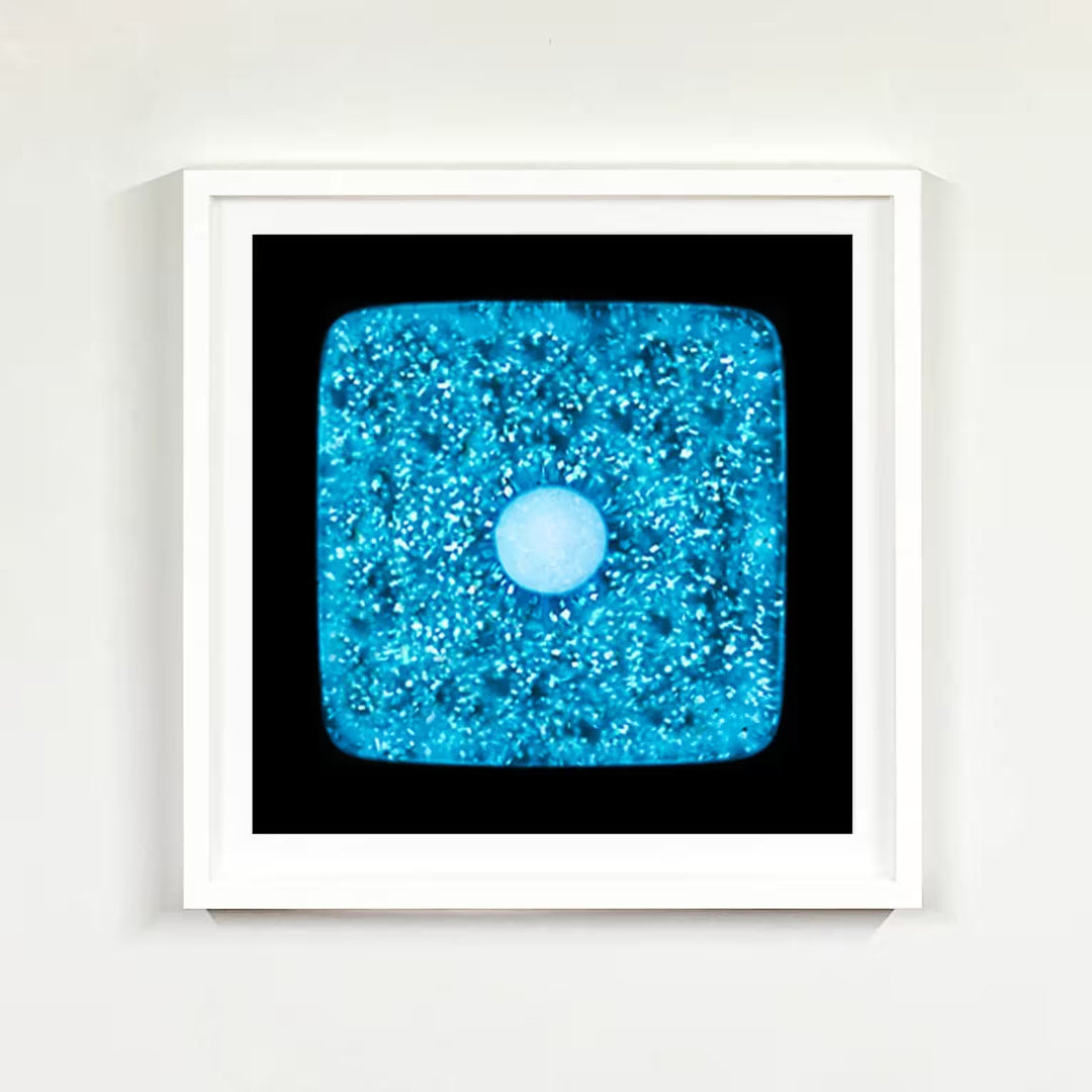 A limited edition set of photographs by Richard Heeps using vibrant colours, the title is Dice Series Set of Six