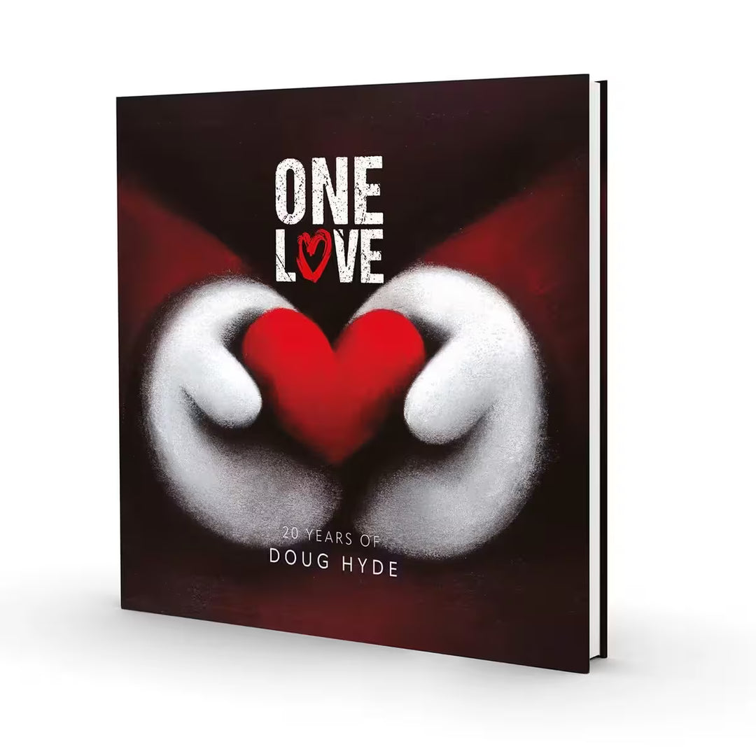 A Doug Hyde limited edition book, the title is One Love
