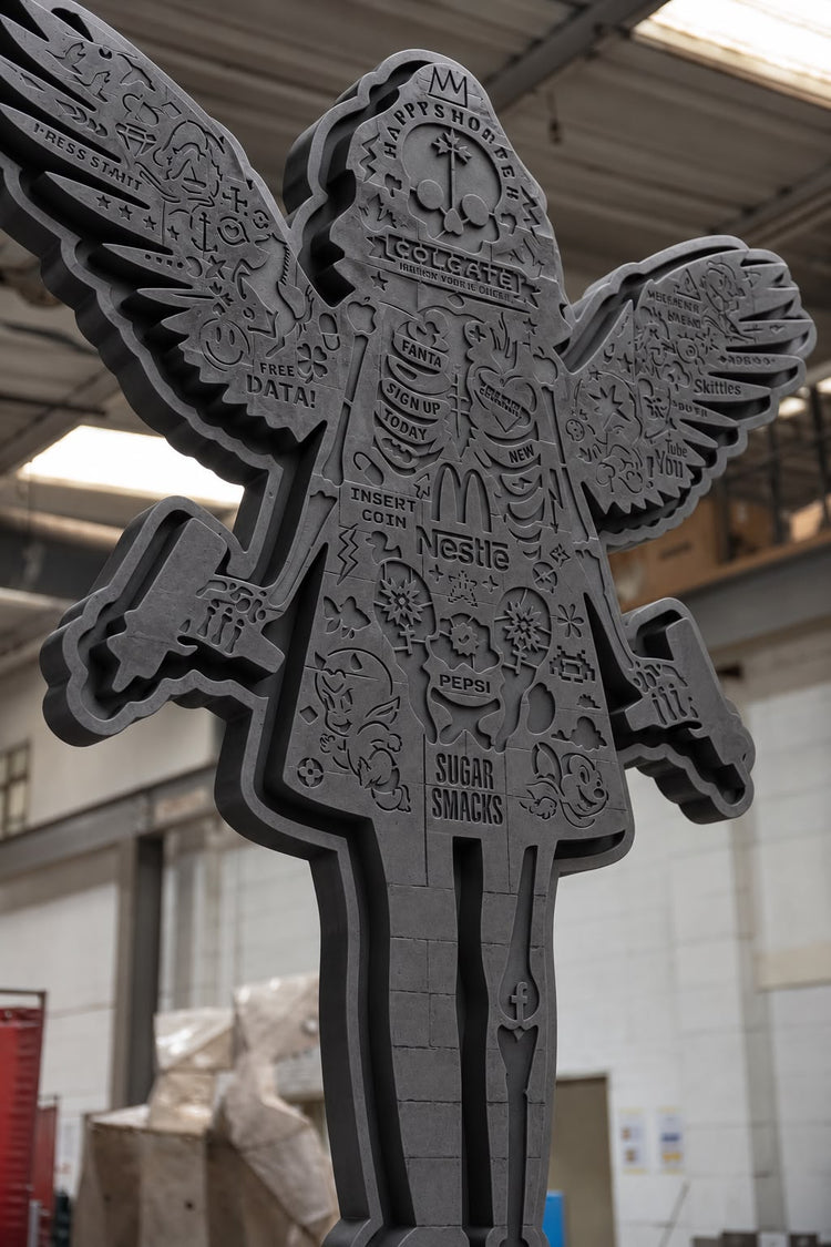 Charcoal black finish