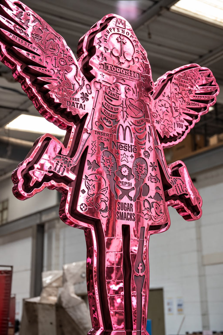 Pink chrome finish
