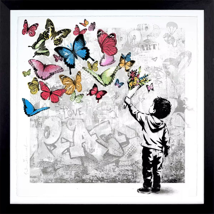 Peace is Beautiful by Mr Brainwash