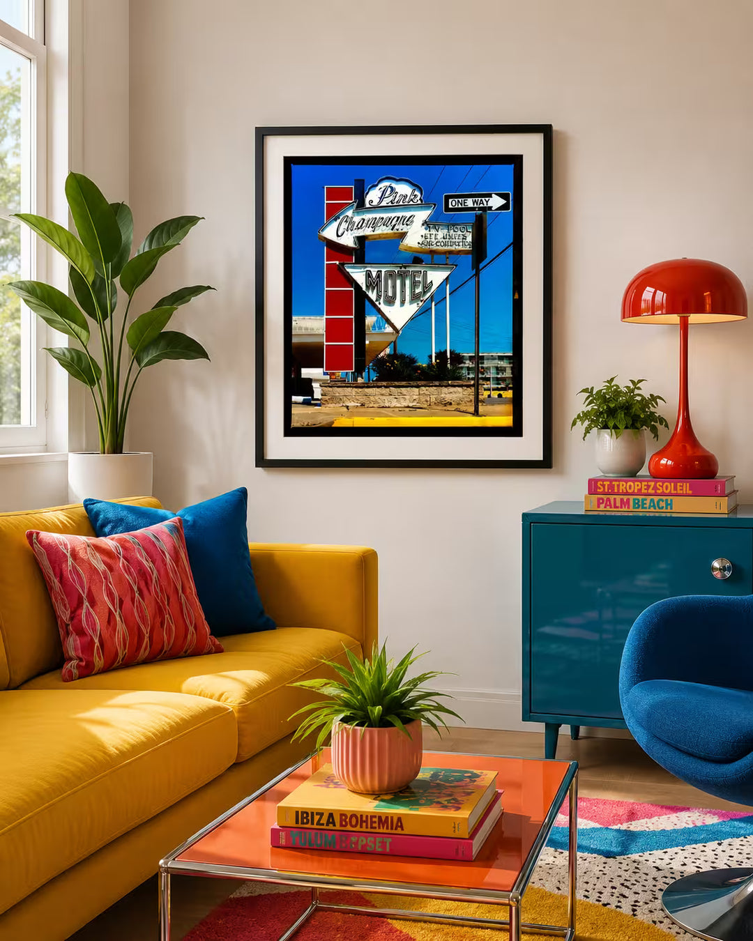 Richard Heeps Pink Champagne Motel in situ