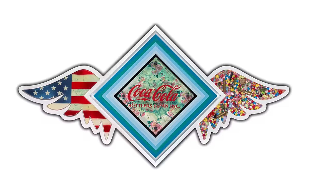 A Lhouette original mixed media piece, the title is Pop De Pendant