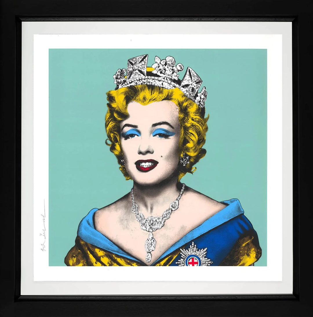 Queen Marilyn (Blue) by Mr Brainwash