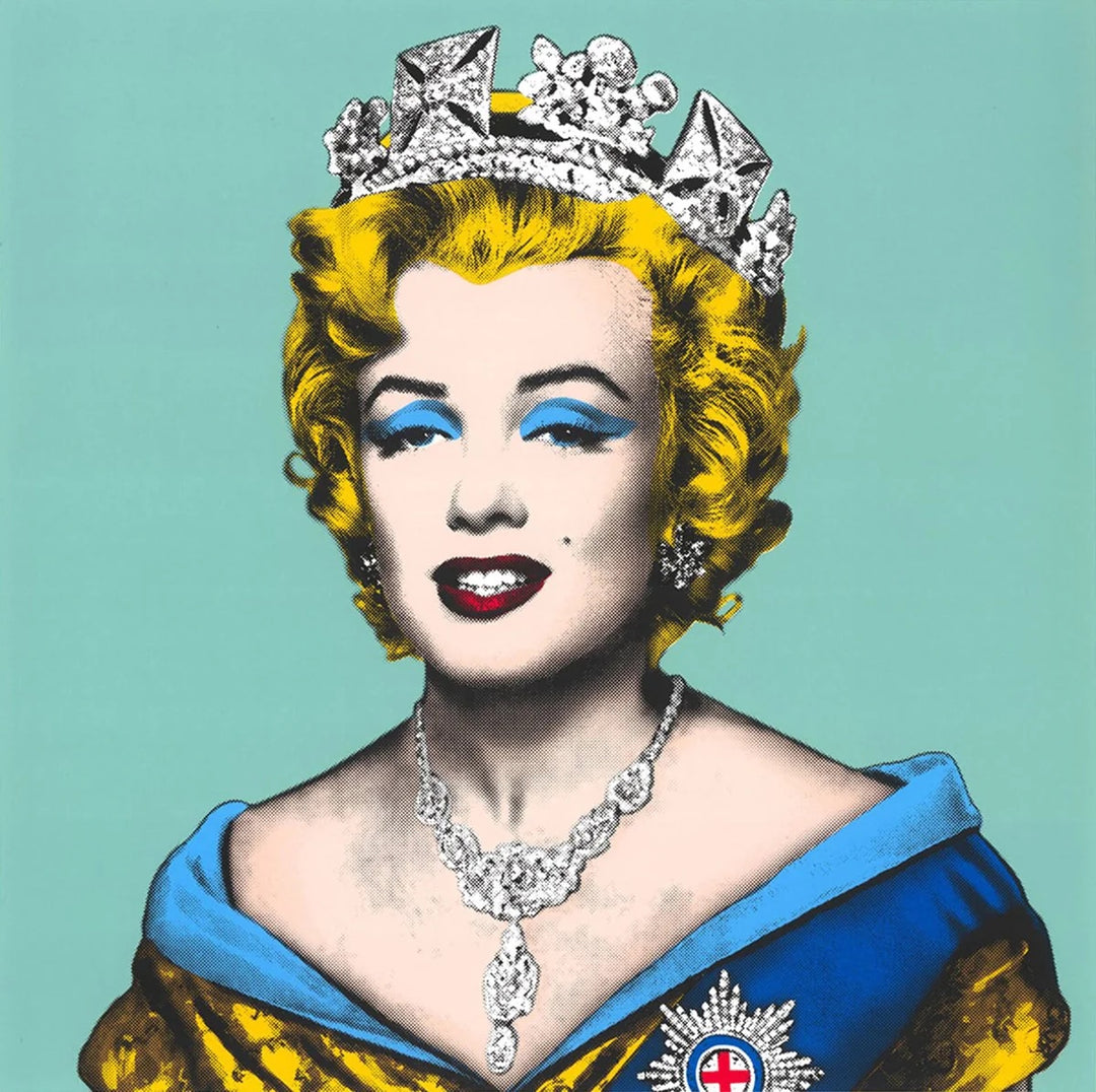 Queen Marilyn (Blue) by Mr Brainwash