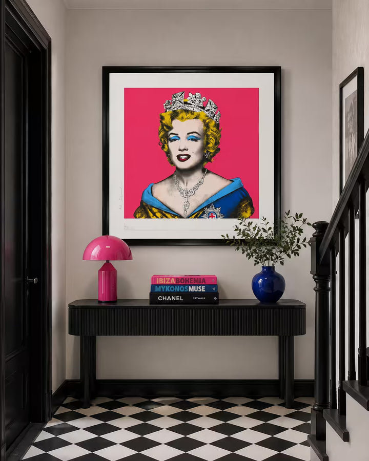 Mr Brainwash Queen Marilyn Pink in situ