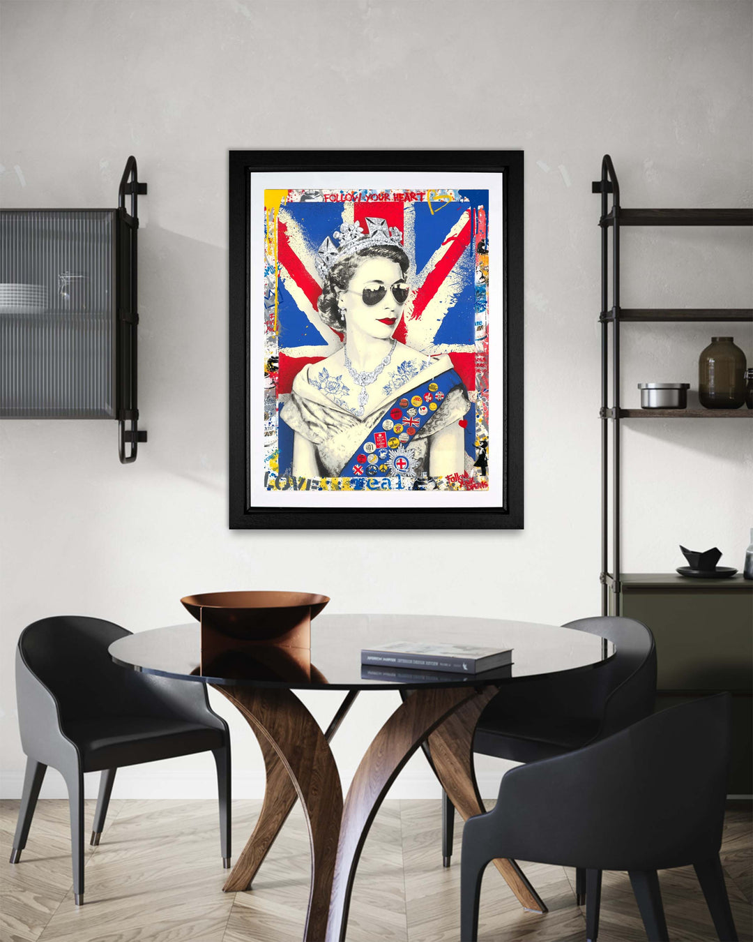 Queen of Hearts (Original) by Mr Brainwash