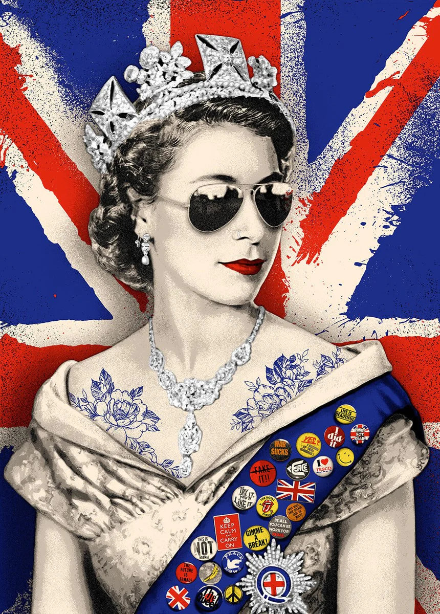 Queen of Hearts from Mr Brainwash available from Startle