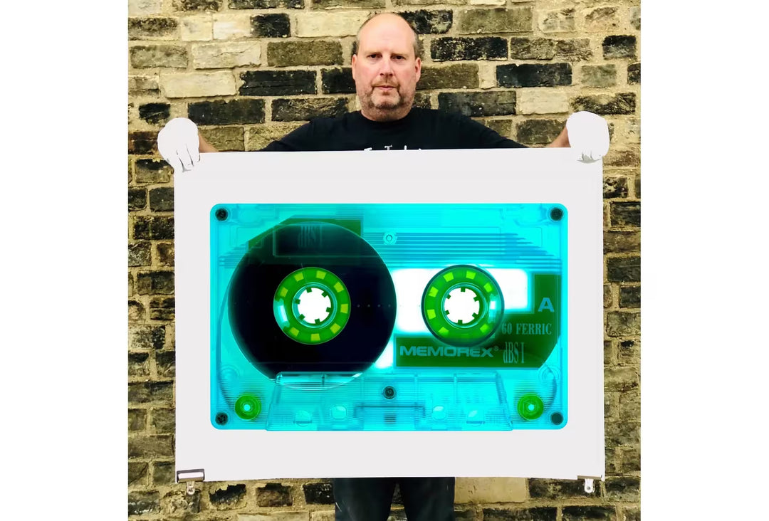 Richard Heeps holding Tape Collection Ferric 60 (Aqua)