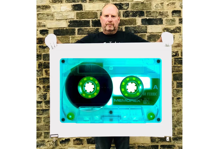 Richard Heeps holding Tape Collection Ferric 60 (Aqua)