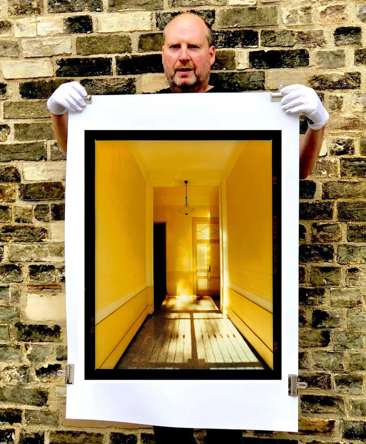 Richard Heeps using holding Yellow Corridor Day, Milan, 2019