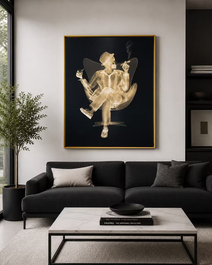 Nick Veasey Rat Pack II- Golden Era in situ