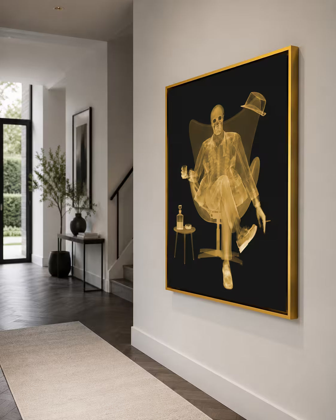 Nick Veasey Rat Pack III- Golden Era in situ
